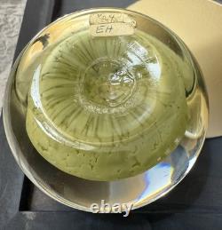 Vintage Murano Glass Paperweight Unmarked Pastel