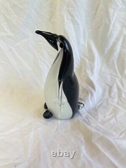 Vintage Murano Glass Penguin Sculpture
