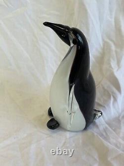 Vintage Murano Glass Penguin Sculpture