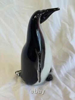 Vintage Murano Glass Penguin Sculpture