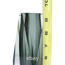 Vintage Murano Glass Sommerso Flavio Poli Alessandro Mandruzzato Faceted Vase