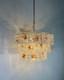Vintage Murano Glass Suspension by Toni Zuccheri Venini Italian Design 1960s