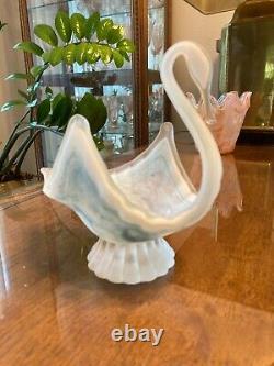 Vintage Murano Glass Swan Bowl 6 x 6 x 4