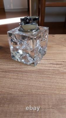 Vintage Murano Glass Table Lighter Antonio Imperatore Ice Cube Design, 1970s