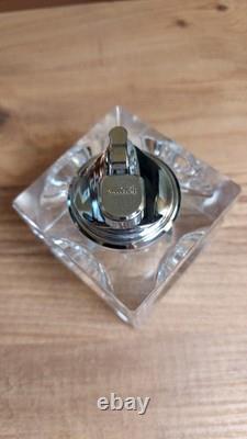 Vintage Murano Glass Table Lighter Antonio Imperatore Ice Cube Design, 1970s