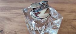 Vintage Murano Glass Table Lighter Antonio Imperatore Ice Cube Design, 1970s
