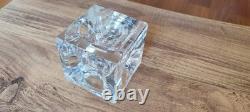 Vintage Murano Glass Table Lighter Antonio Imperatore Ice Cube Design, 1970s