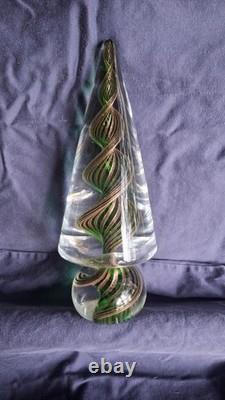 Vintage Murano Glass Trees. Lot of 3. Beautiful Colors. Excellent Condition