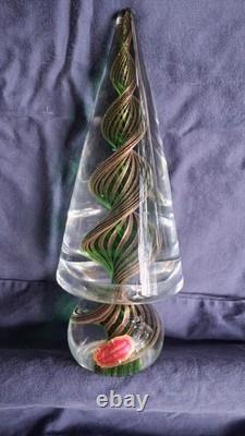 Vintage Murano Glass Trees. Lot of 3. Beautiful Colors. Excellent Condition