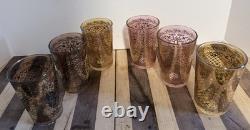 Vintage Murano Glass Tumblers Set 6 Presentation Case by Timon Made Venice Italy