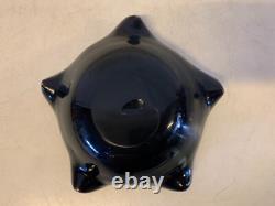 Vintage Murano Glass Tutti Frutti Multicolored Bowl with Silver Foli / Fleck