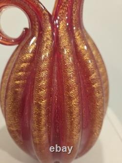 Vintage Murano Glass Vase By Ercole Barovier