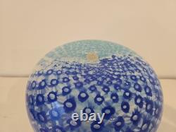 Vintage Murano Glass Vase By Fratelli Toso With Label