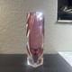 Vintage Murano Glass Vase Flavio Poli x Mandruzzato pink Sommerso