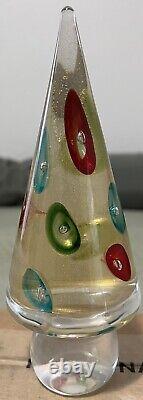 Vintage Murano Gold Flecked Christmas Tree