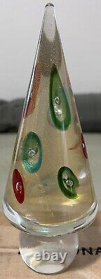 Vintage Murano Gold Flecked Christmas Tree