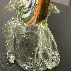 Vintage Murano Hand Blown Art Glass Roadrunner 14 Long