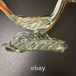 Vintage Murano Hand Blown Art Glass Roadrunner 14 Long