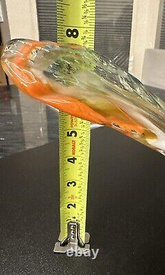 Vintage Murano Hand Blown Art Glass Roadrunner 14 Long