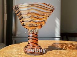 Vintage Murano Italian Art Glass Sculpture Vase