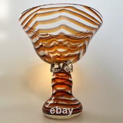 Vintage Murano Italian Art Glass Sculpture Vase