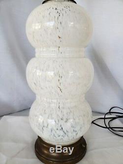 Vintage Murano Italian glass table lamp
