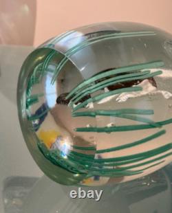 Vintage Murano Italy Art Glass Fish 4 Inch Aquarium Paperweight Excellent