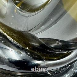 Vintage Murano Italy Gold Aventurine Art Glass Perfume Bottle 9