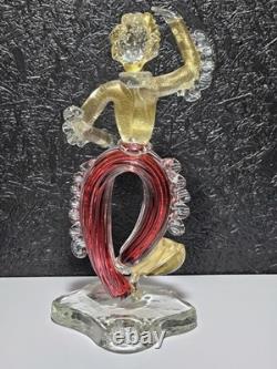 Vintage Murano Lamp Archimede Seguso Dancing Figure Gaucho