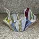 Vintage Murano Latticino Art Glass Small Colorful Candy Dish