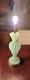 Vintage Murano Latticino Glass Interlaced Ribbon Lamp Great CONDITION