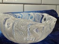 Vintage Murano Latticino Hand Blown Mid-Century