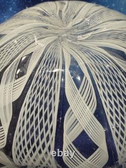 Vintage Murano Latticino Hand Blown Mid-Century