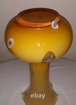 Vintage Murano Lavorazione Large Art Glass Vase. Excellent Condition