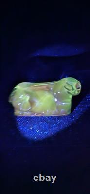 Vintage Murano Master Alberto Tosi Signed/ Dated (1966) Large Blue Glass Sheep