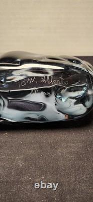 Vintage Murano Master Alberto Tosi Signed/ Dated (1966) Large Blue Glass Sheep