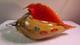 Vintage Murano Millefiori Conch Shell Art Glass Gold & Silver Flecks 10.25