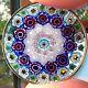 Vintage Murano Millefiori Glass Brooch Colorful Kaleidoscope Sterling Vermeil