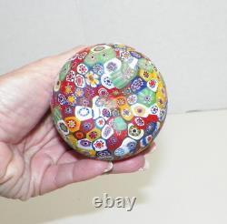 Vintage Murano Millefiori Hand Blown Glass Vase 5
