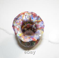 Vintage Murano Millefiori Hand Blown Glass Vase 5