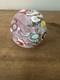Vintage Murano Millefiori Latticino Art Glass Paperweight 2.5t 2.5w
