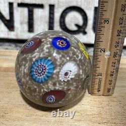 Vintage Murano Millefiori Paperweight- ABSOLUTELY STUNNING! Make An Offer