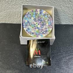 Vintage Murano Millefiori Vetro Artistico Glass Trinket Dish Italy Art Glass 3