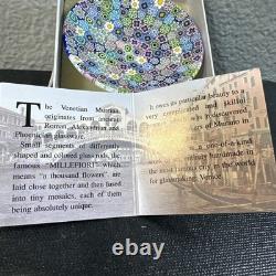 Vintage Murano Millefiori Vetro Artistico Glass Trinket Dish Italy Art Glass 3