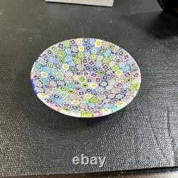 Vintage Murano Millefiori Vetro Artistico Glass Trinket Dish Italy Art Glass 3