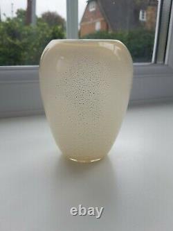 Vintage Murano Opalescent Aventurine Art Glass Vase