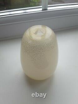 Vintage Murano Opalescent Aventurine Art Glass Vase