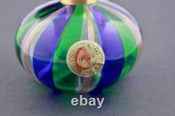 Vintage Murano Perfume Atomizer Venetian Blown Art Glass Italy Mint