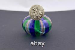 Vintage Murano Perfume Atomizer Venetian Blown Art Glass Italy Mint