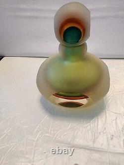 Vintage Murano STYLE art glass perfume bottle